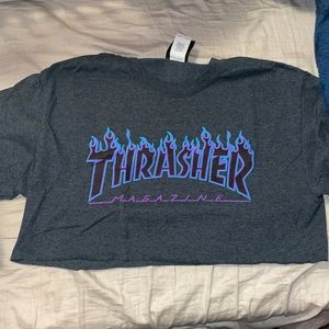 cropped thrasher shirt